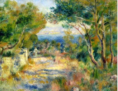 L Estaque 1882 - Pierre-Auguste Renoir painting on canvas